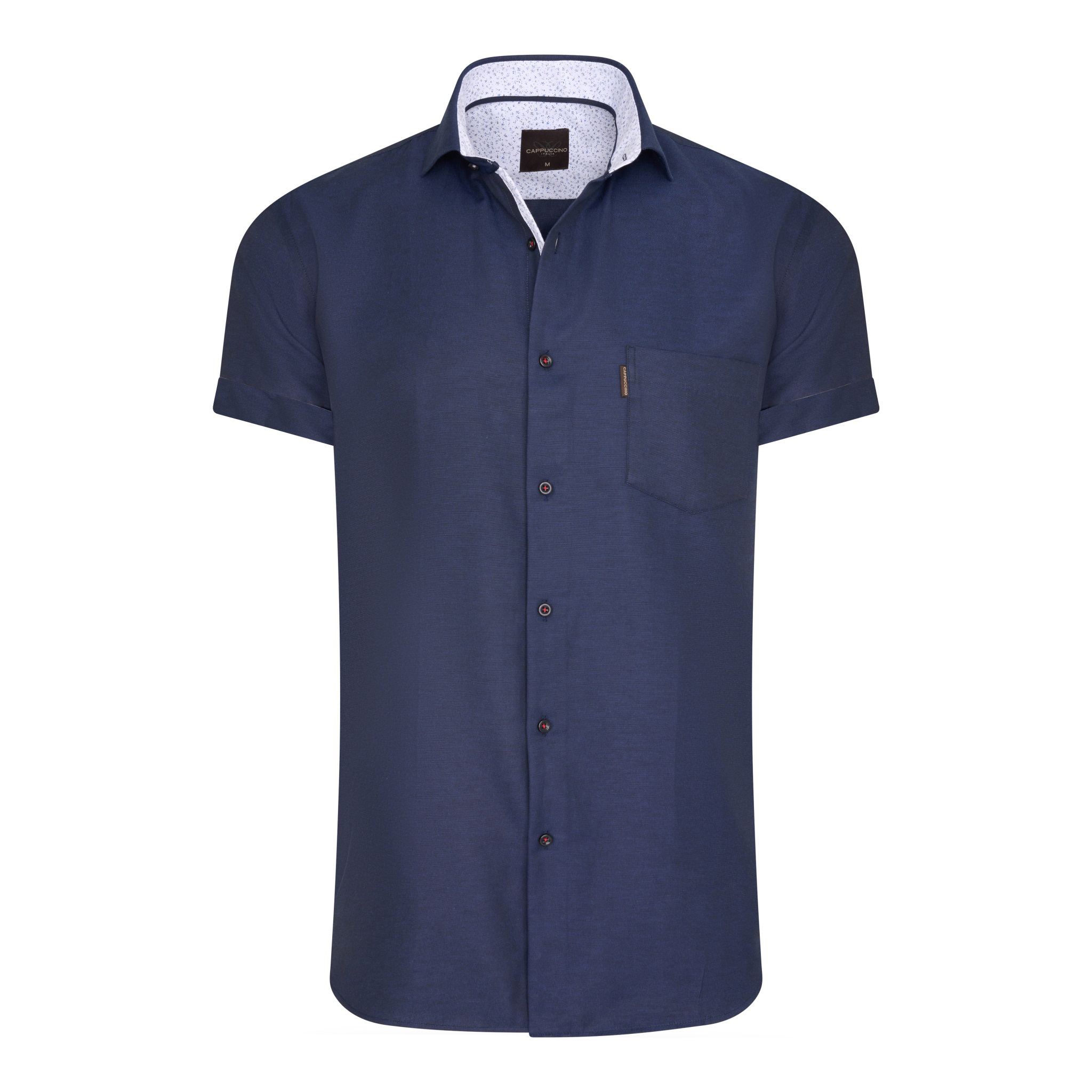 imagem de Cappuccino Italia Short Sleeve Blouse Navy Azul1