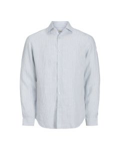 Jack & Jones Parker linen stripe overhemd heren skyway