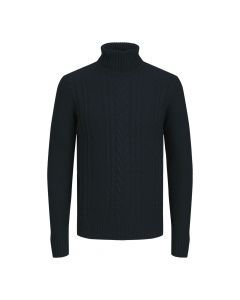 Jack & Jones Craig Knit Roll Neck Sky Captain