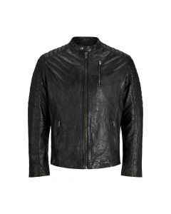 Jack & Jones Richard leather jacket heren zwart