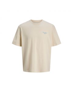 Jack & Jones Conte oversized T-shirt heren buttercream