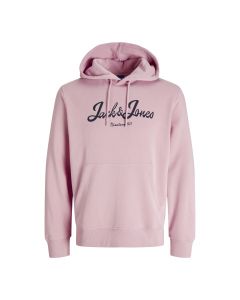 Jack & Jones Jor Time sweat hood heren pink nectar