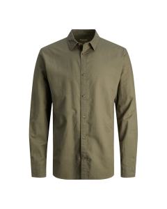 Jack & Jones Summer Overhemd Dusty Olive