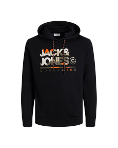 Jack & Jones Luke Sweat Hood Zwart