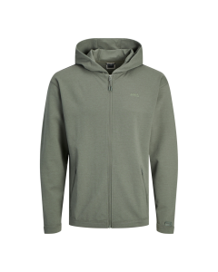 Jack & Jones Cloud Zip Sweat Hood Agave Green