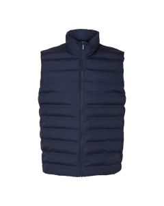 Selected homme Barry quilted gilet heren sky captain