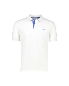 Gant piqué polo Rugger contrast heren egg shell 