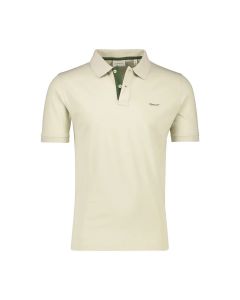 Gant piqué polo Rugger contrast heren silky beige