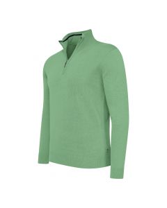 Cappuccino Italia Bergamo zip pullover heren groen