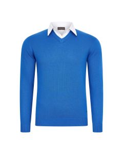 Cappuccino Italia Mock Pullover Royal