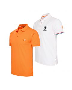 Cappuccino Italia Dutch lion polo heren combi deal