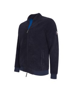 Cappuccino Italia Sherpa fleece vest heren navy