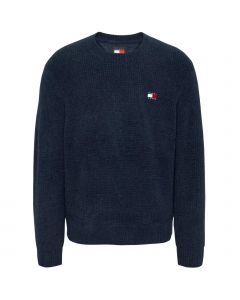 Tommy Jeans Waffle Sweater Navy