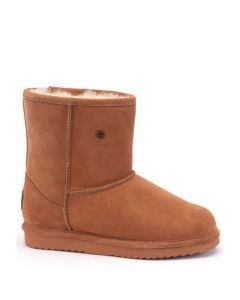 Warmbat Kangaroo Suede Laars Cognac