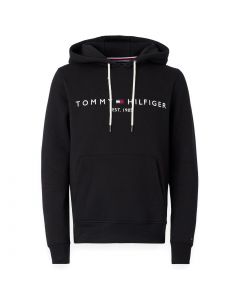 Tommy Hilfiger Logo Hoodie Zwart