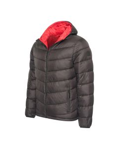 Cappuccino Italia heren hooded puffer jacket zwart