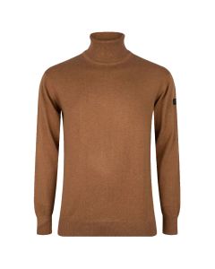 Presly & Sun Keith turtle neck pullover heren camel