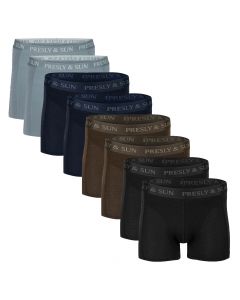 Presly & Sun Robert 8-pack boxers heren mix