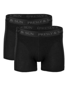 Presly & Sun Robert 2-pack boxers heren zwart