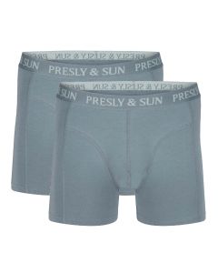 Presly & Sun Robert 2-pack boxers heren blue grey