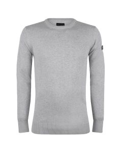 Presly & Sun Will roundneck knitted pullover heren grey