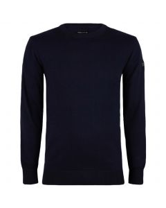 Presly & Sun Will roundneck knitted pullover heren navy