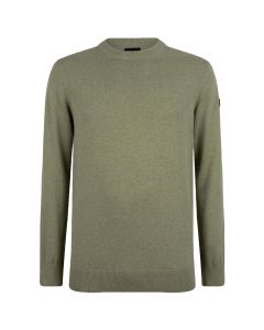 Presly & Sun Will roundneck knitted pullover heren wasabi