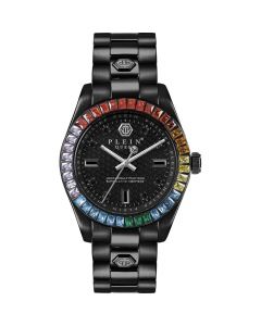 Philipp Plein horloge Queen Crystal dames zwart