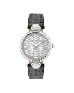 Philipp Plein horloge Plein Couture dames zilver / zwart