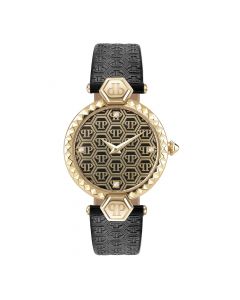 Philipp Plein horloge Plein Couture dames goud / zwart