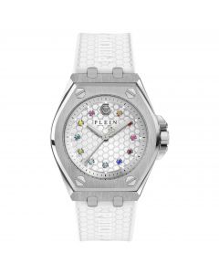 Philipp Plein dameshorloge Plein Extreme Lady wit/zilver