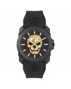 Philipp Plein Skull King herenhorloge zwart