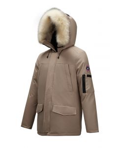 Subprime Parka Tommy heren taupe beige