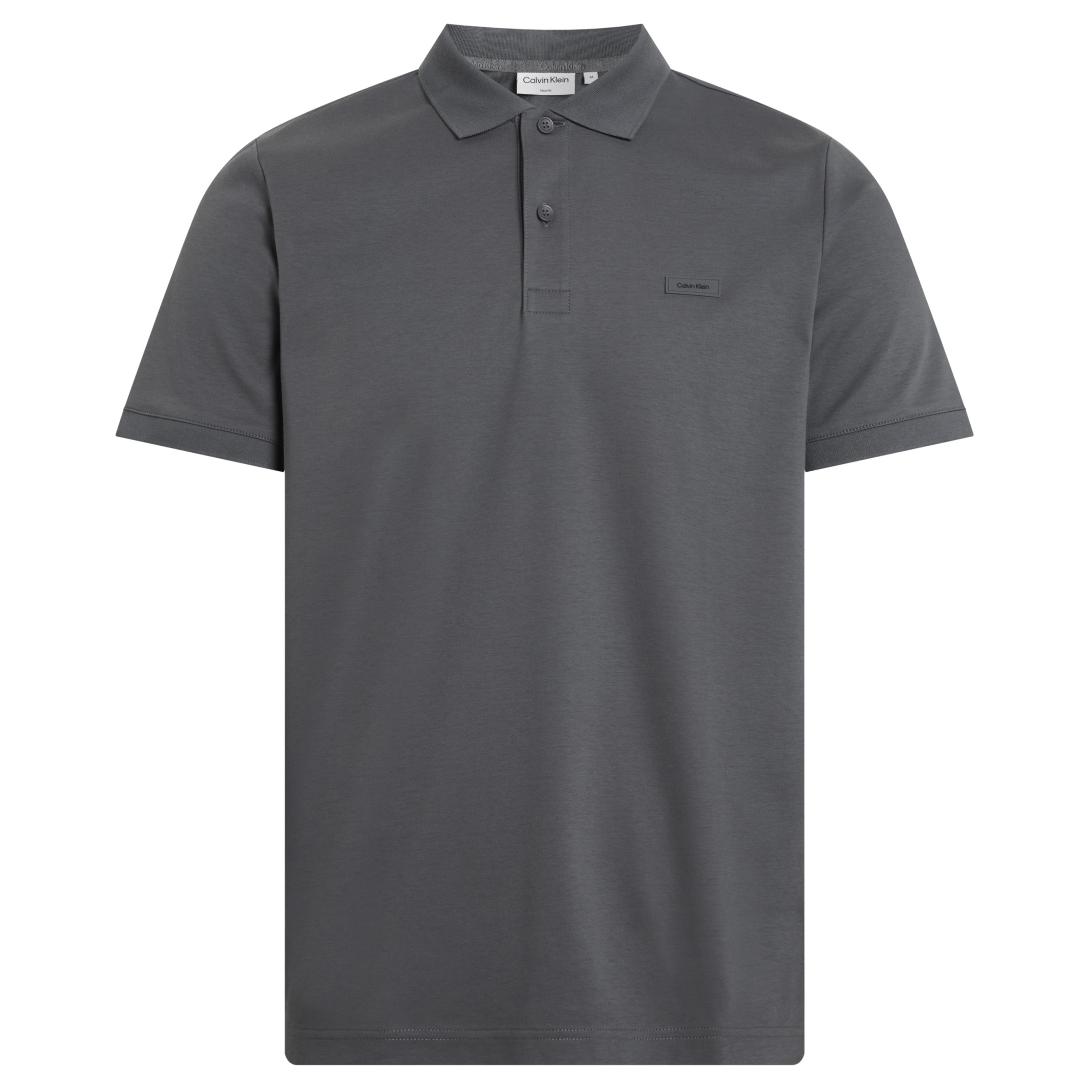 Calvin Klein - Calvin Klein Liquid Touch Slim Polo Cinza