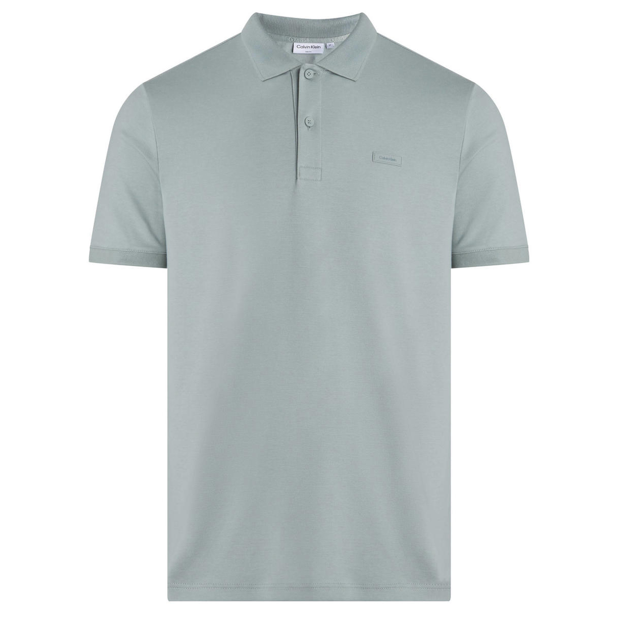 Calvin Klein - Calvin Klein Liquid Touch Slim Polo Cinza